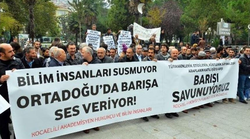 Kocaeli&rsquo;nde Kobani İ&ccedil;in Toplandılar
