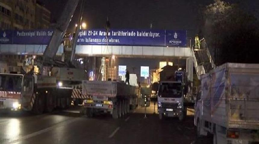 Pertevniyal Yaya &Uuml;st Ge&ccedil;idi Kaldırılyor