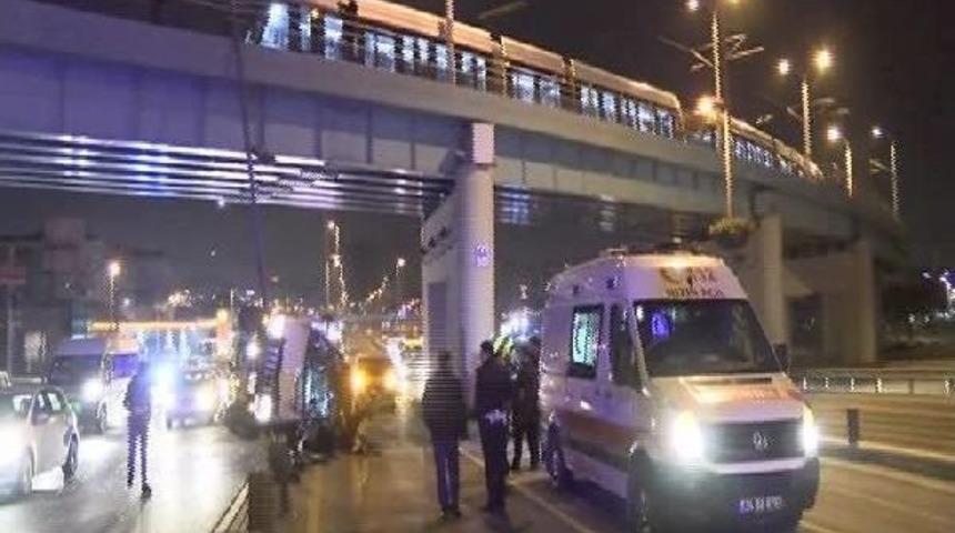 E-5'te Cip Takla Attı: 1 Kişi Yaralı