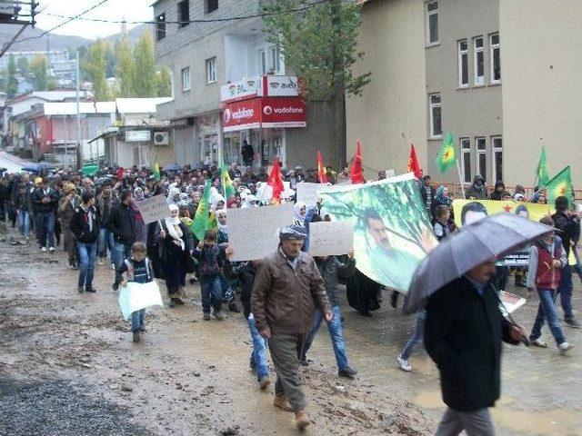 Beytüşşebap’ta Kobani Yürüyüşü