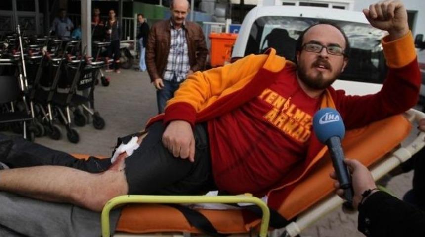 (&ouml;zel Haber) Taraftarlar Birbirine Girdi: 1 Yaralı