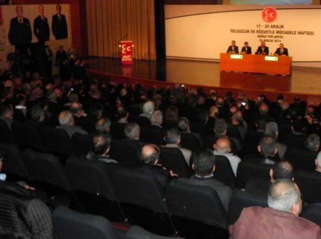 Bursa da Mhp,  r&uuml;şvet Ve Yolsuzluk Konferansı  Yaptı 1