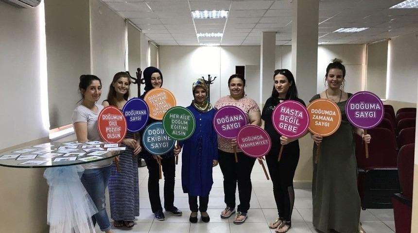 Biga Devlet Hastanesi&rsquo;nde 217 Gebe Eğitim Aldı