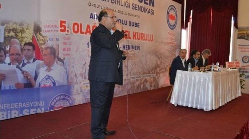 Eğitim Bir Sen Adana Şubesi&rsquo;nde Mehmet Sezer G&uuml;ven Tazeledi
