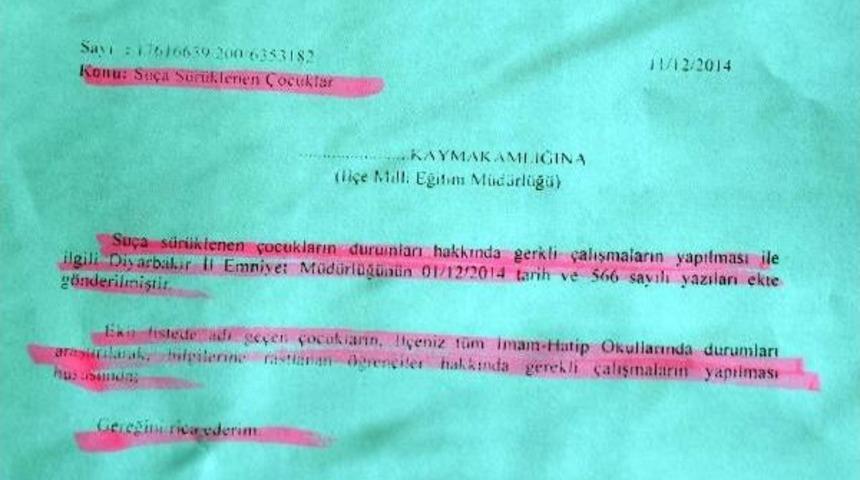 Polis, 'su&ccedil;a S&uuml;r&uuml;klenen &Ouml;ğrenci' Listesi Yapıp Uyardı