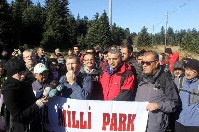Dağcılardan Teleferik Ve Bungalov Evlere Tepki 1
