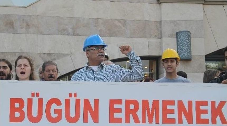 Mersin&rsquo;de &rsquo;ermenek&rsquo; Protestosu