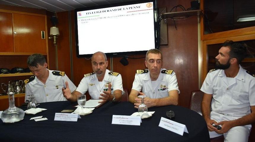 İtalyan Savaş Gemisi Eğitim İ&ccedil;in Aksaz&rsquo;a Demirledi