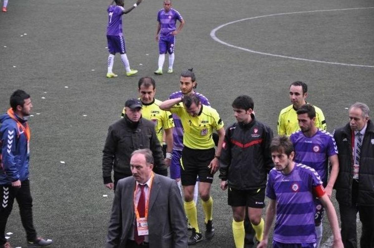 Amat&ouml;r Ma&ccedil;ta Kavga &Ccedil;ıktı