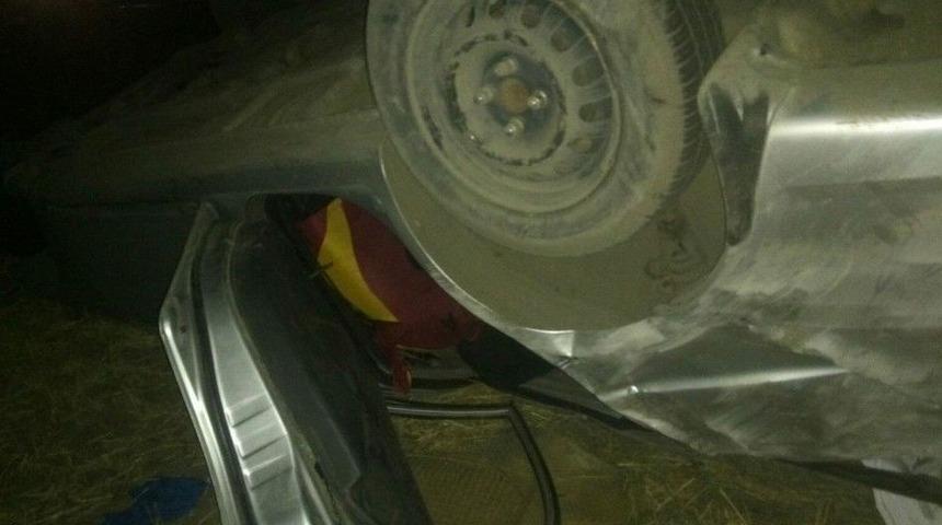 Otomobil Takla Attı: 3 Yaralı