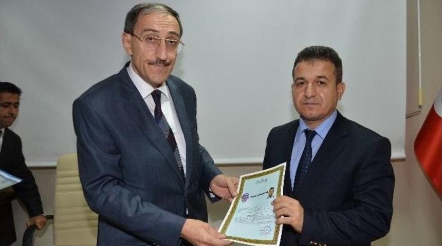 Asayiş Şube M&uuml;d&uuml;rl&uuml;ğ&uuml; Personellerine &lsquo;başarı Belgesi&rsquo; Verildi