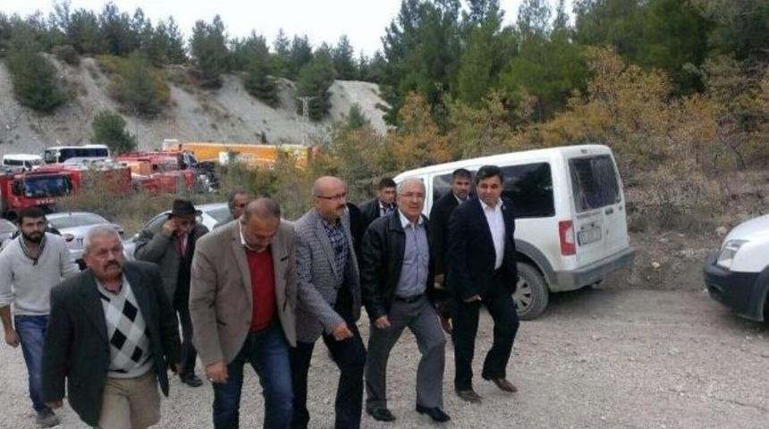 Başkan Kocamaz Ermenek&rsquo;te İncelemelerde Bulundu