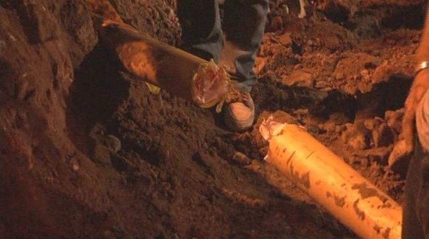 Tramvay Hattı &Ccedil;alışmalarında Doğalgaz Borusu Zarar G&ouml;rd&uuml;