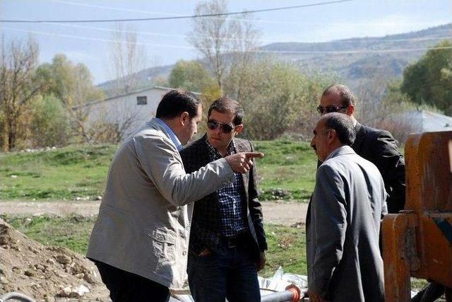 G&ouml;lova Kaymakamı Erat, K&ouml;ylerde İncelemelerde Bulundu 1