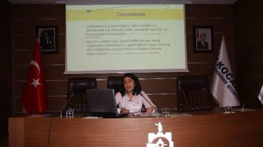 Kocaeli&rsquo;de, İş Sağlığı Ve G&uuml;venliği Eğitimi Ger&ccedil;ekleştirildi