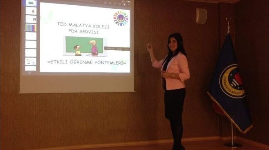 &ldquo;etkili Ders &Ccedil;alışma Y&ouml;ntemleri&rdquo; Anlatıldı