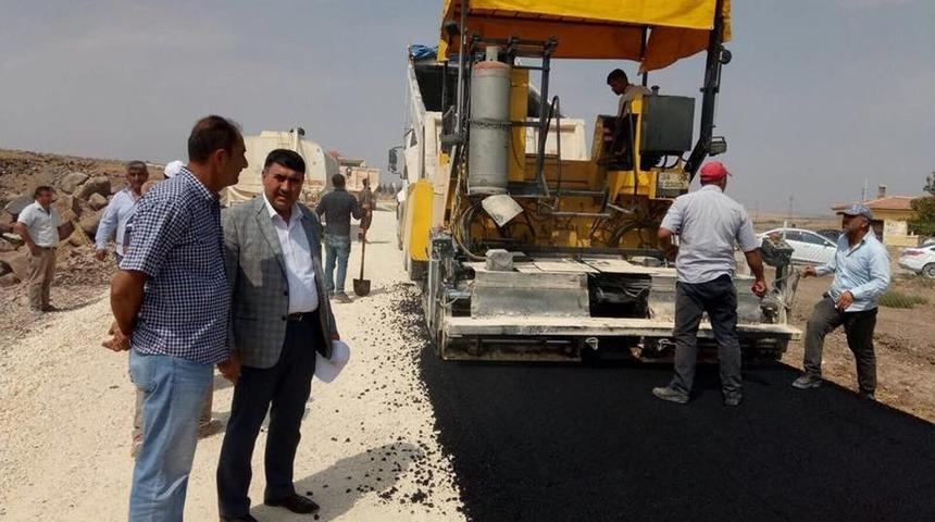 K&ouml;ylere Asfalt Yol Yapını Başladı