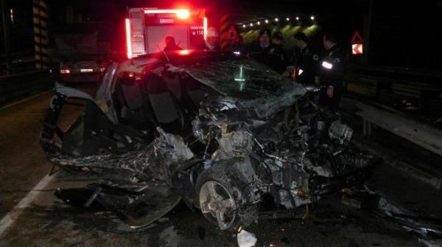 Hız G&ouml;stergesi 120 Kilometrede Takılı Kaldı: 2 Yaralı