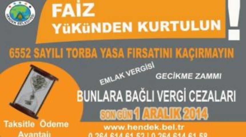 Torba Yasadan Yararlanmak İ&ccedil;in Son Bir Ay