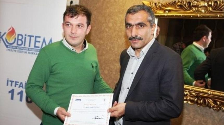 25 İtafiyeci Daha Sertifika Aldı