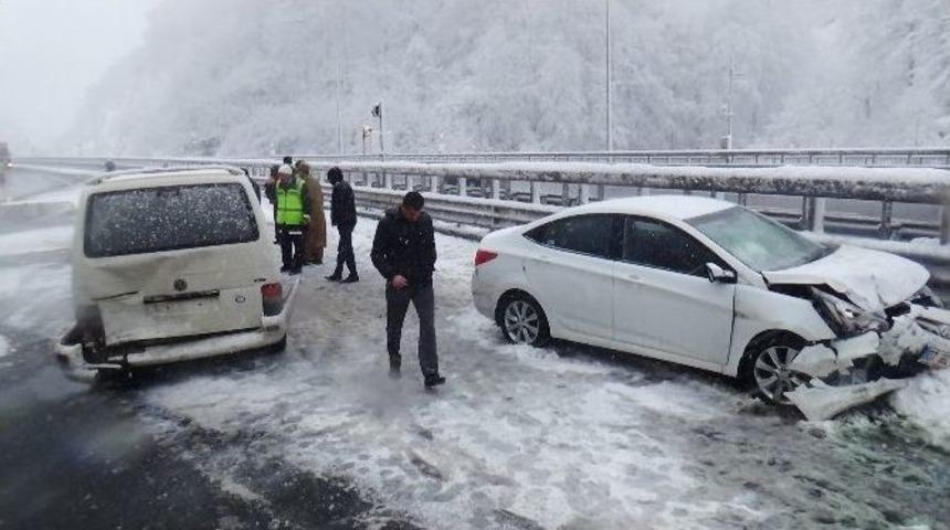 Bolu Dağı&rsquo;nda Zincirleme Trafik Kazası