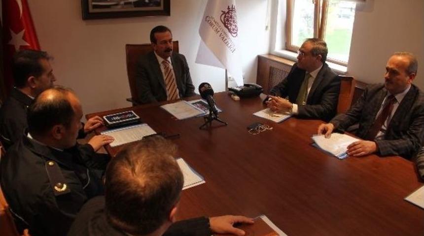 &Ccedil;orum&rsquo;da Kış Tedbirleri Masaya Yatırıldı