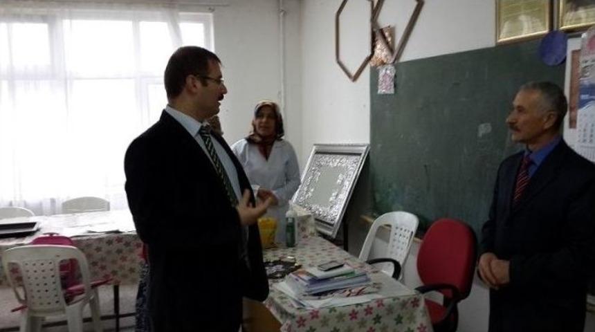 Kaymakam Tekin Erdemir, Okul Ve Kursları Denetledi