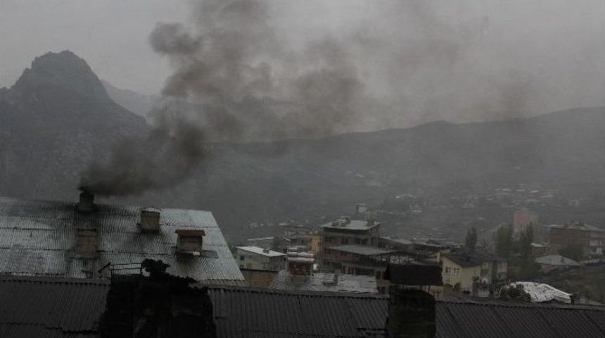Hakkari&rsquo;de Hava Kirliliği Endişesi