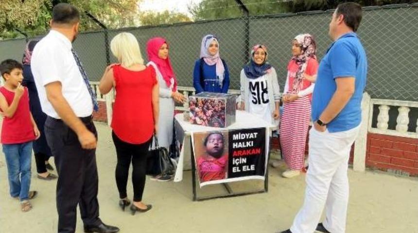 Midyatlı Kız Kardeşlerden Arakan Için Yardım Kampanyası