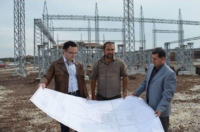 Kula&rsquo;da, İndirici Trafo Merkezi İnşaatında Sona Yaklaşıldı 1