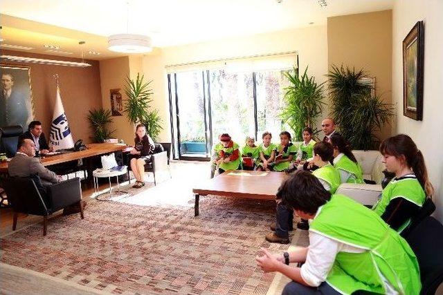 Eko Tim &Ouml;ğrencileri Başkan Kocadon İle Bir Araya Geldi 1