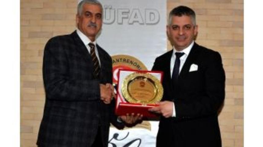 T&uuml;fad&rsquo;tan Başkan Kocamaz&rsquo;a &rsquo;spora Destek&rsquo; &Ouml;d&uuml;l&uuml;