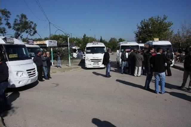 Minibüsçülerden Doğu Garajı’nın Kaldırılmasına Tepki