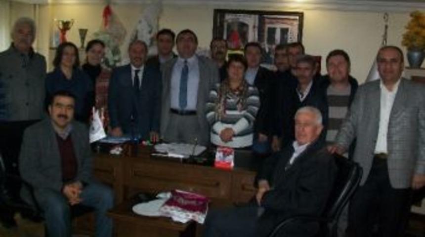 Mhp&rsquo;den Sebze, Meyve, Balık&ccedil;ılar Ve Pazarcılar Esnaf Odasına Ziyaret
