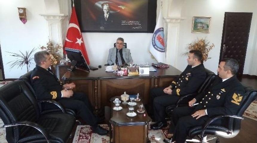 Sahil G&uuml;venlik Komutanları Ak&ccedil;akoca&rsquo;da