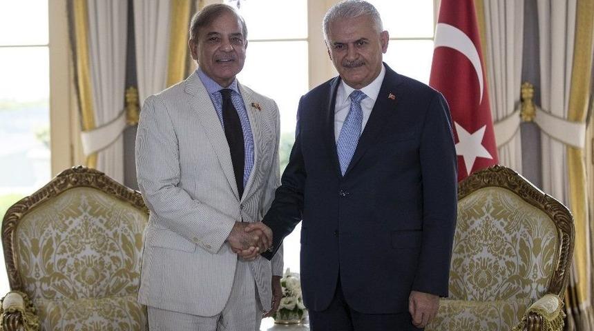 Başbakan Yıldırım, Pencap Eyaleti Başbakanı Şerif&rsquo;i Kabul Etti