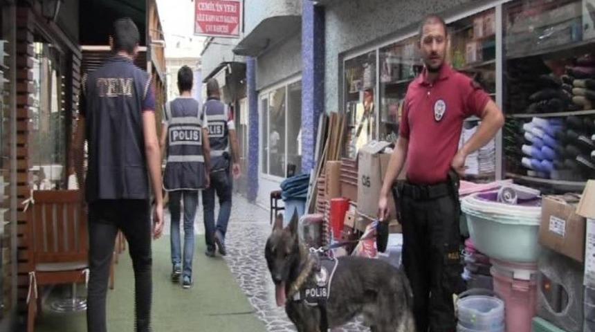 Artvin&rsquo;de Narkotik K&ouml;pekler Eşliğinde Sokak Uygulaması