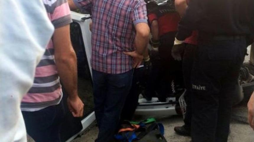 Alaplı&rsquo;da Trafik Kazası; 1 Yaralı