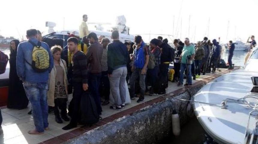 &Ccedil;anakkale'de 56 Ka&ccedil;ak Yakalandı