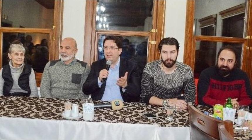 Başkan Yazgı, Somuncu Baba Filmi Y&ouml;netmeni Ve Oyuncularıyla Buluştu