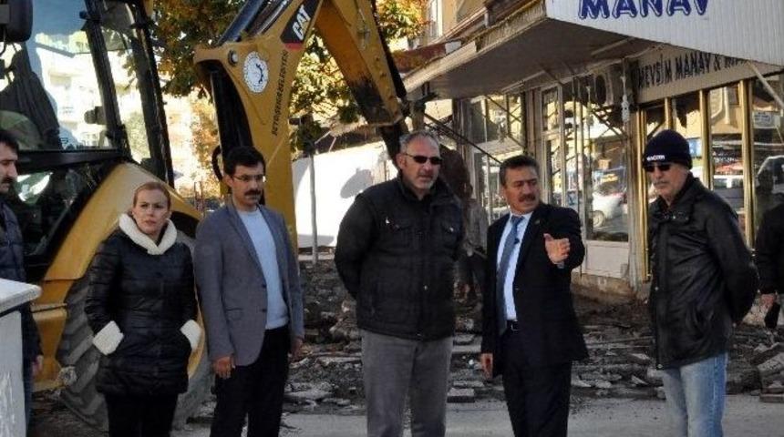 Seydişehir&rsquo;de Uludağ Caddesi Modern Hale Gelecek