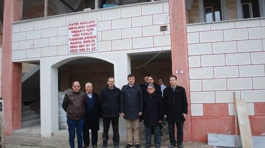 &Ccedil;erkezk&ouml;y Belediye Başkanı Akay, Cami İ&ccedil;in &Ccedil;ağrıda Bulundu