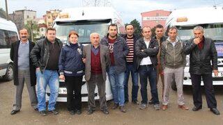 Giresun’un İlk Ve Tek Bayan Dolmuş Şoförünü Görenler Gözlerine İnanamıyor