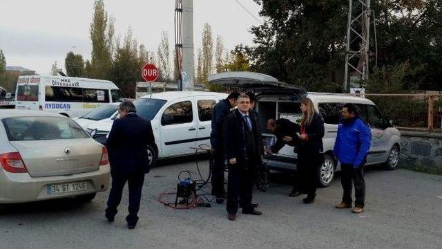 Iğdır’da Egzoz Gazı Emisyon Ölçümü Denetimi 1