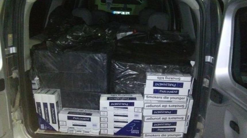52 Bin Paket Ka&ccedil;ak Sigara Yakalandı