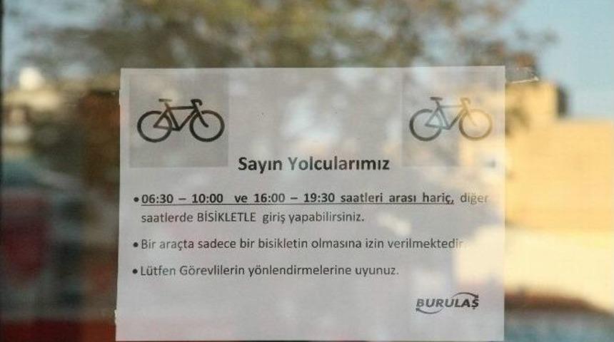 Bursa&rsquo;da Toplu Ulaşım Ara&ccedil;larına Bisikletle Binmek İsteyenlere İyi Haber