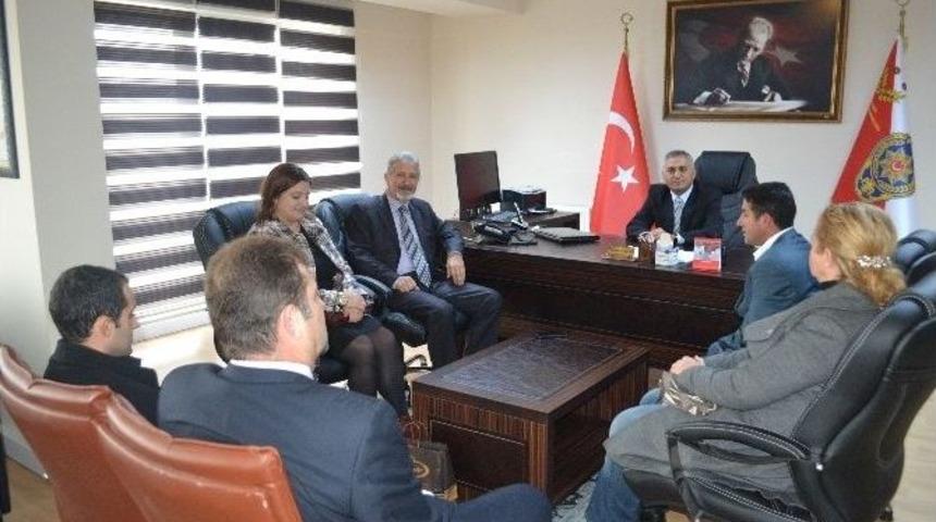Chp &Uuml;&ccedil;&uuml;nc&uuml; Ziyaretini Emniyet M&uuml;d&uuml;r&uuml; Ogan&rsquo;a Yaptı