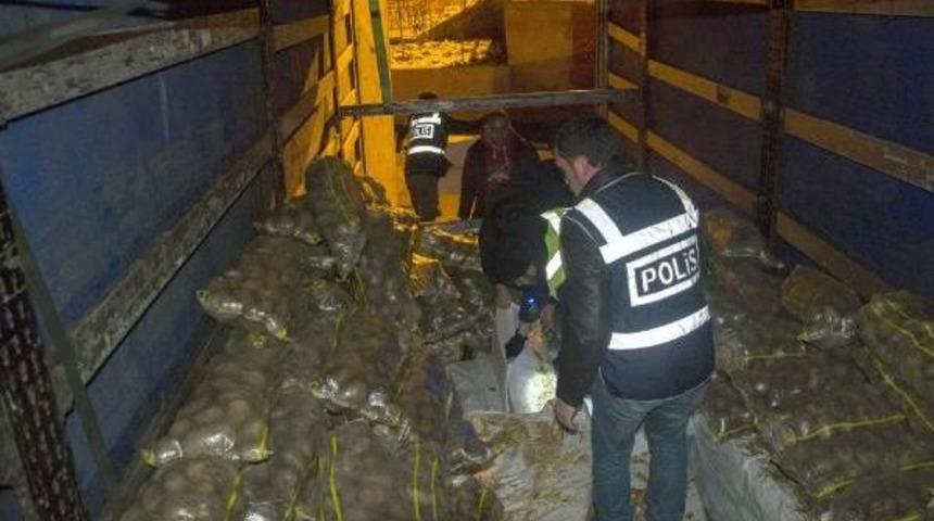 Tır'da 83 Bin Paket Ka&ccedil;ak Sigara Ele Ge&ccedil;ti