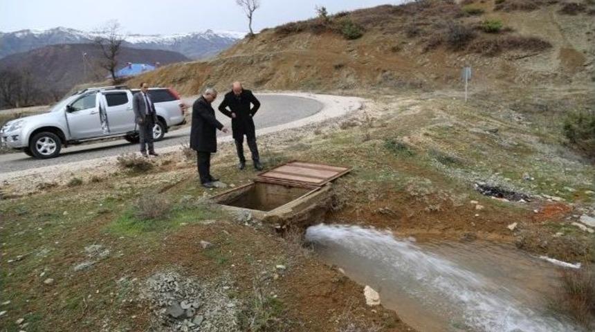 Geyiksuyu K&ouml;y&uuml;n&uuml;n Kanalizasyon İşlemi Tamamlandı