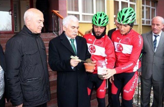 Sarıkamış Bisiklet Grubu Karabük'ten Törenle Uğurlandı